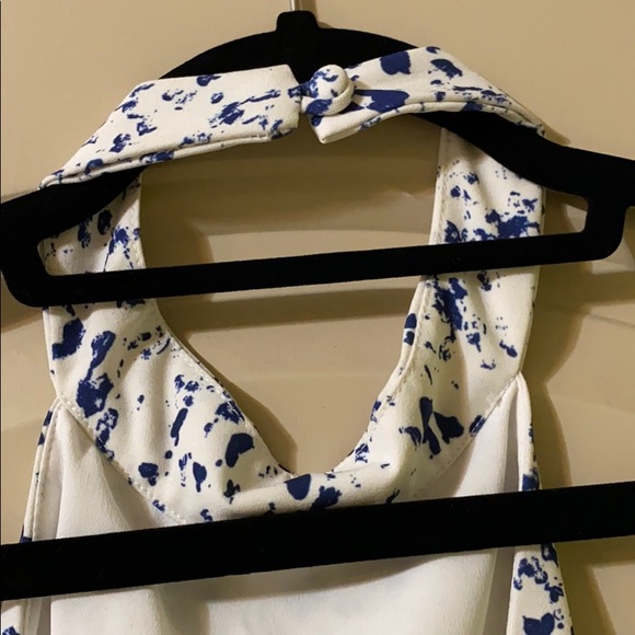 Backstage High neck open back halter tank - Picture 4 of 5